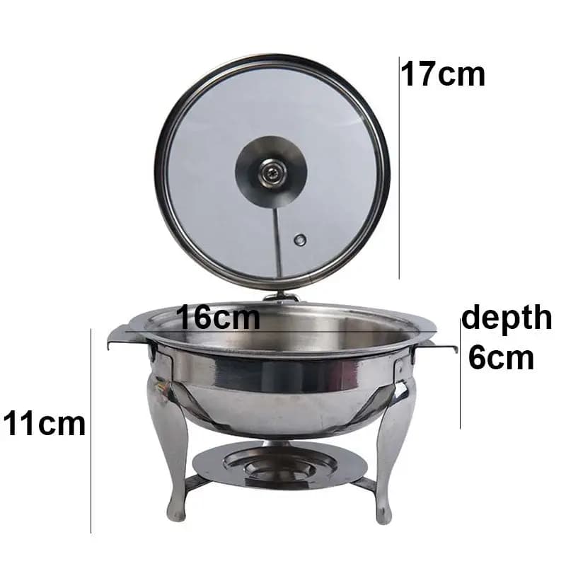 Serving Pot / Serving Dish Stainless Steel Al-Naser