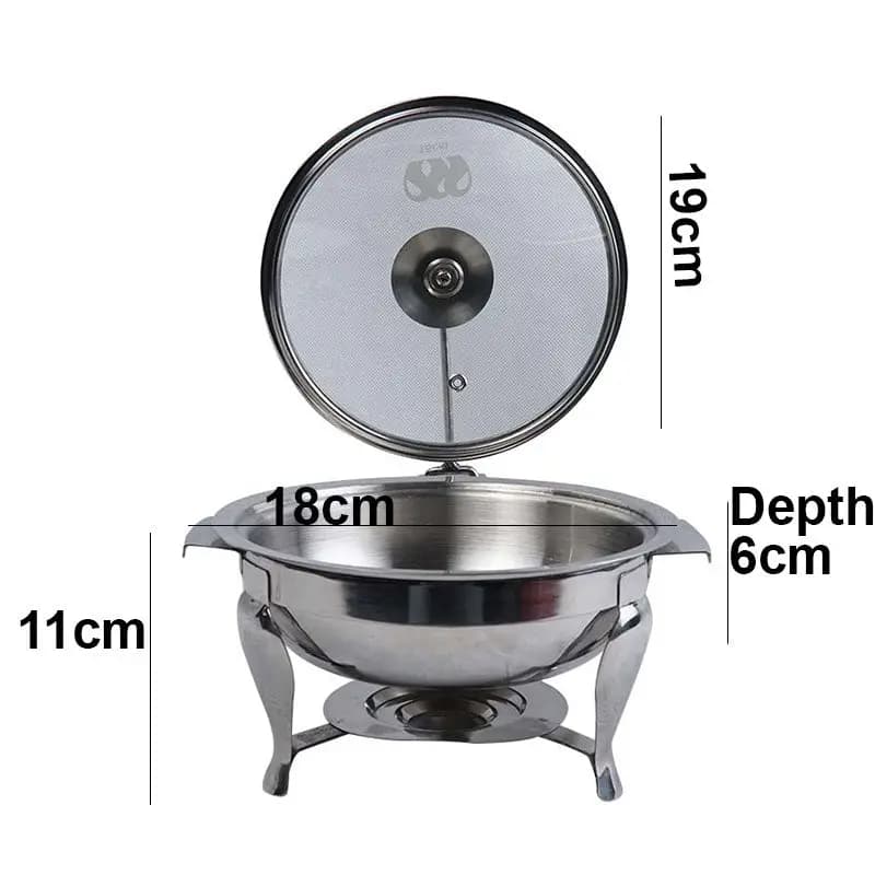 Serving Pot / Serving Dish Stainless Steel Al-Naser