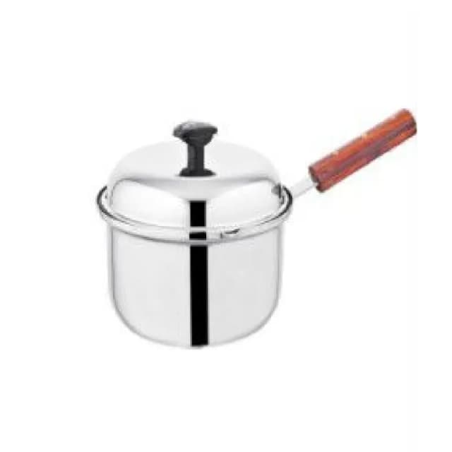 Stainless Steel Sauce Pan Wooden Handle (19 Gauge)