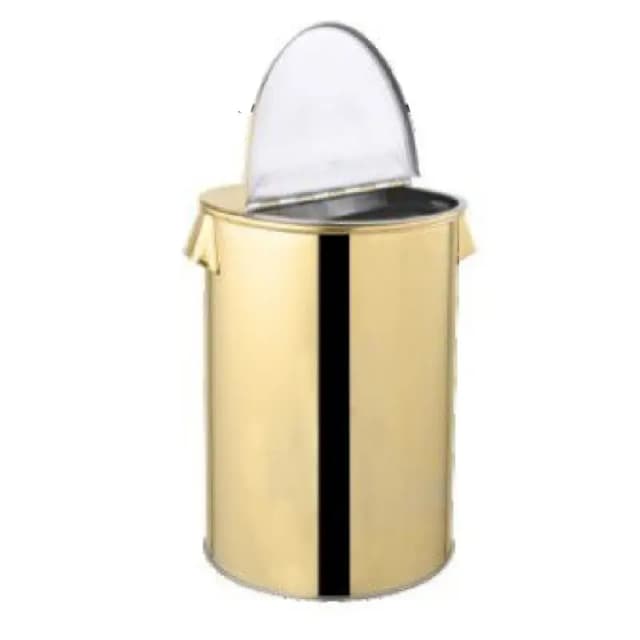 Flour Storage Box Stainless Steel Golden