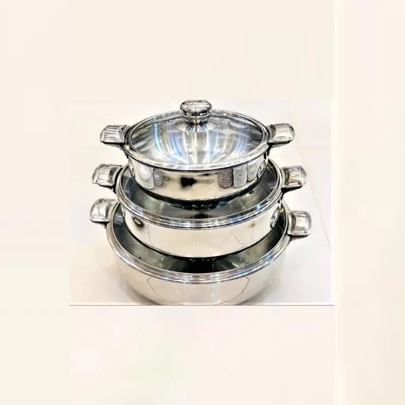 Alpha Stainless Steel Hot pot Max Glass Lid