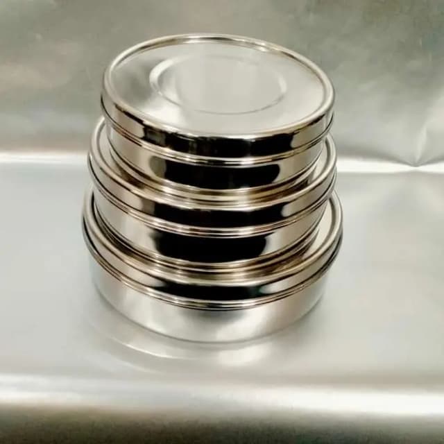 Storage Box Flat Shape Stainless Steel