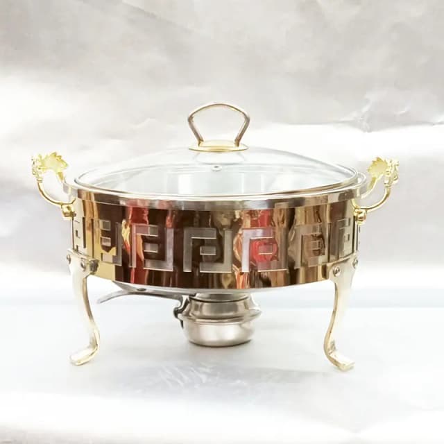 Stainless Steel Shahi Serving Dish Pot