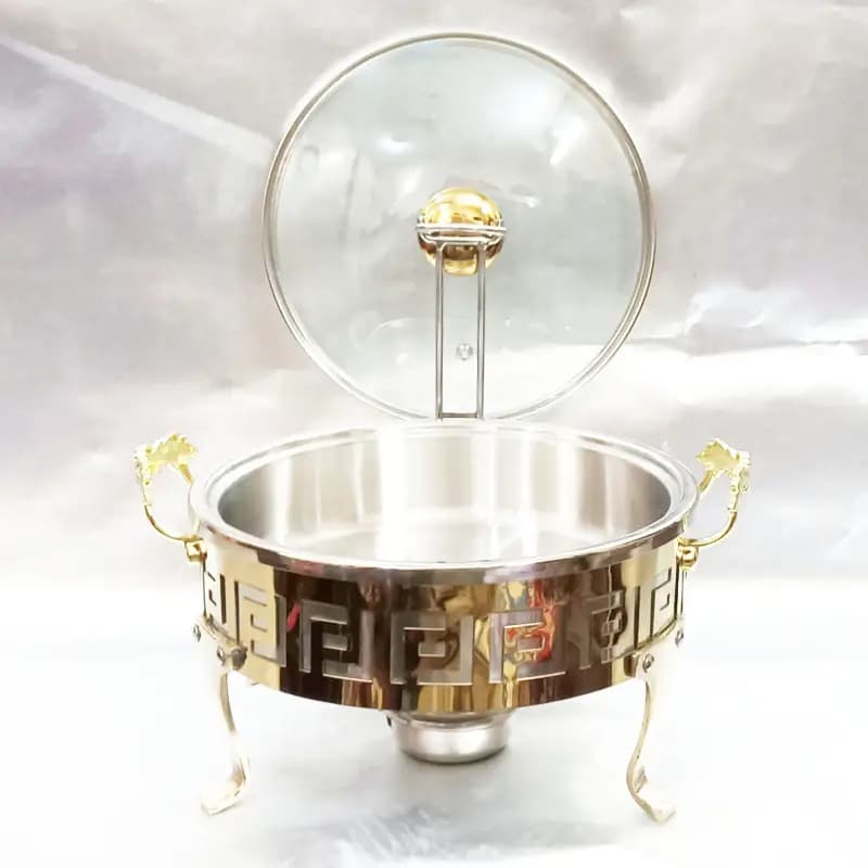 Stainless Steel Shahi Serving Dish Pot