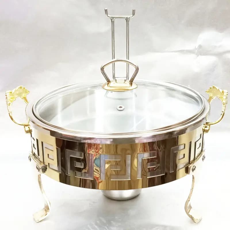 Stainless Steel Shahi Serving Dish Pot
