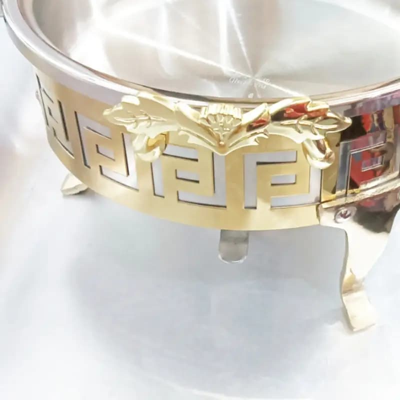 Stainless Steel Shahi Serving Dish Pot