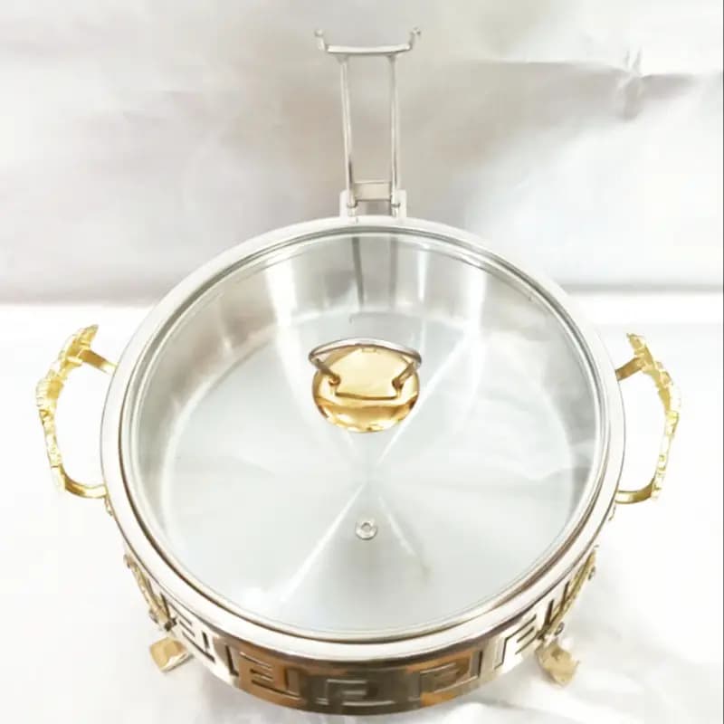Stainless Steel Shahi Serving Dish Pot