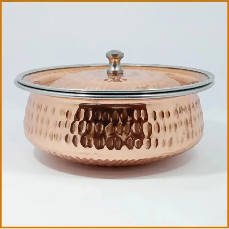 Copper Casserole Serving  Pot