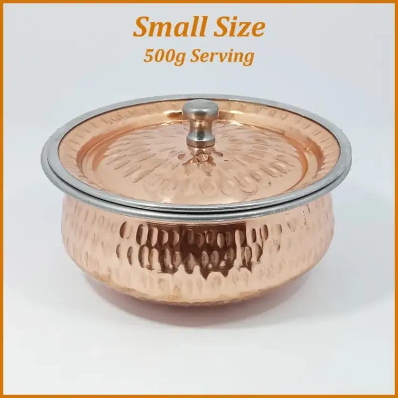 Copper Casserole Serving  Pot