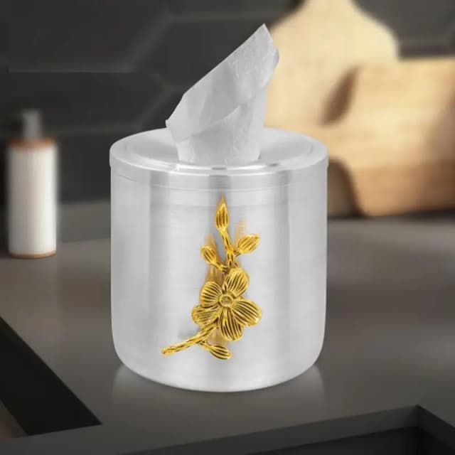 Prime Tissue Roll Box Round