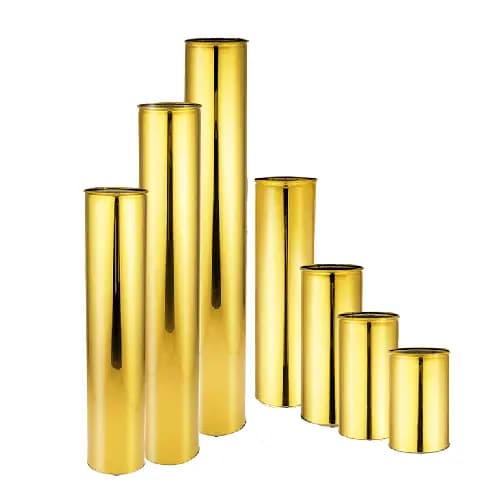 Golden Floor & Table Vases