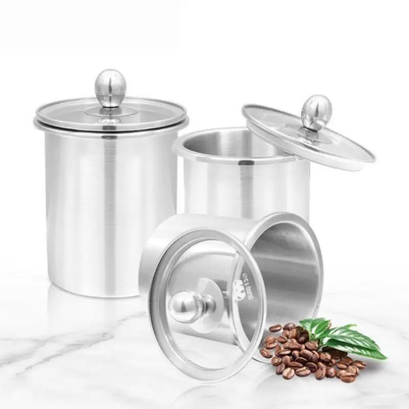 Jar Set Stainless Steel Air tight 3pcs