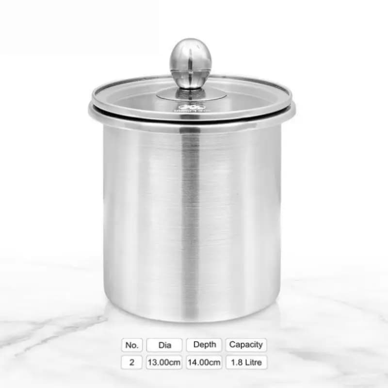 Jar Set Stainless Steel Air tight 3pcs