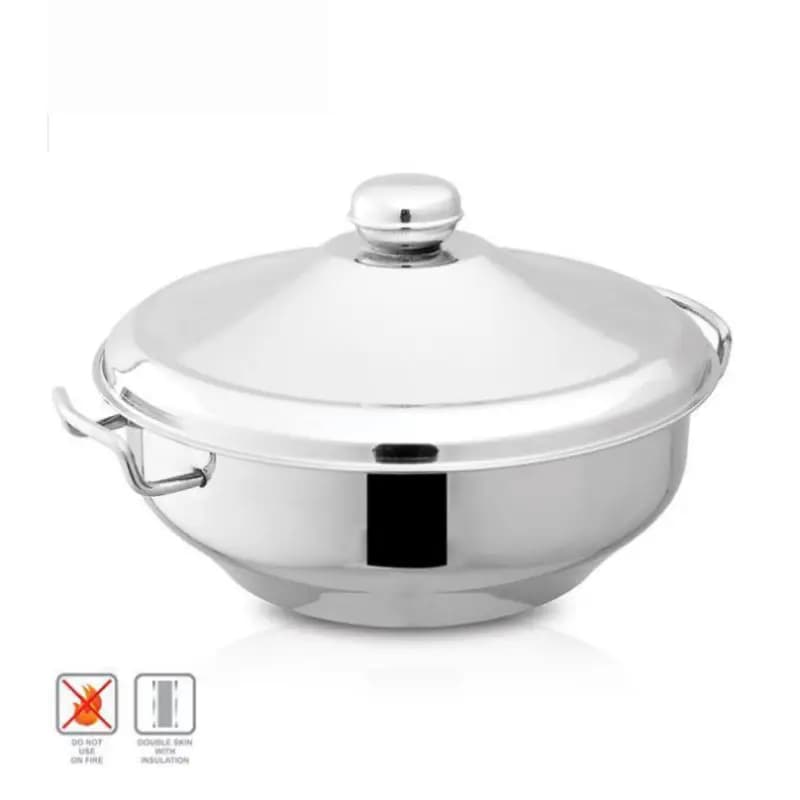 Alpha Stainless Steel Hot pot Royal Steel lid