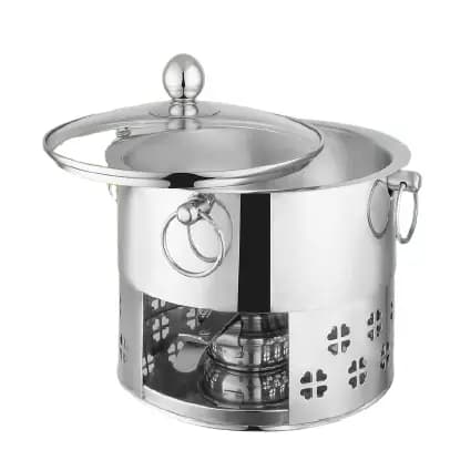 Soup Dish Donga Glass Lid & Steel Lid