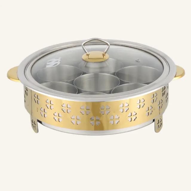 Dry Fruit Dish  Beautiful Design Stainless Steel