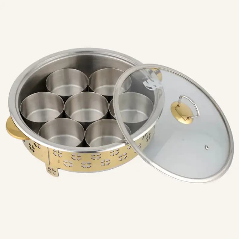 Dry Fruit Dish  Beautiful Design Stainless Steel