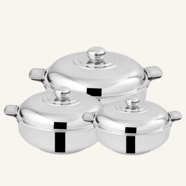 Alpha Stainless Steel Hot pot Rex Steel lid With lock