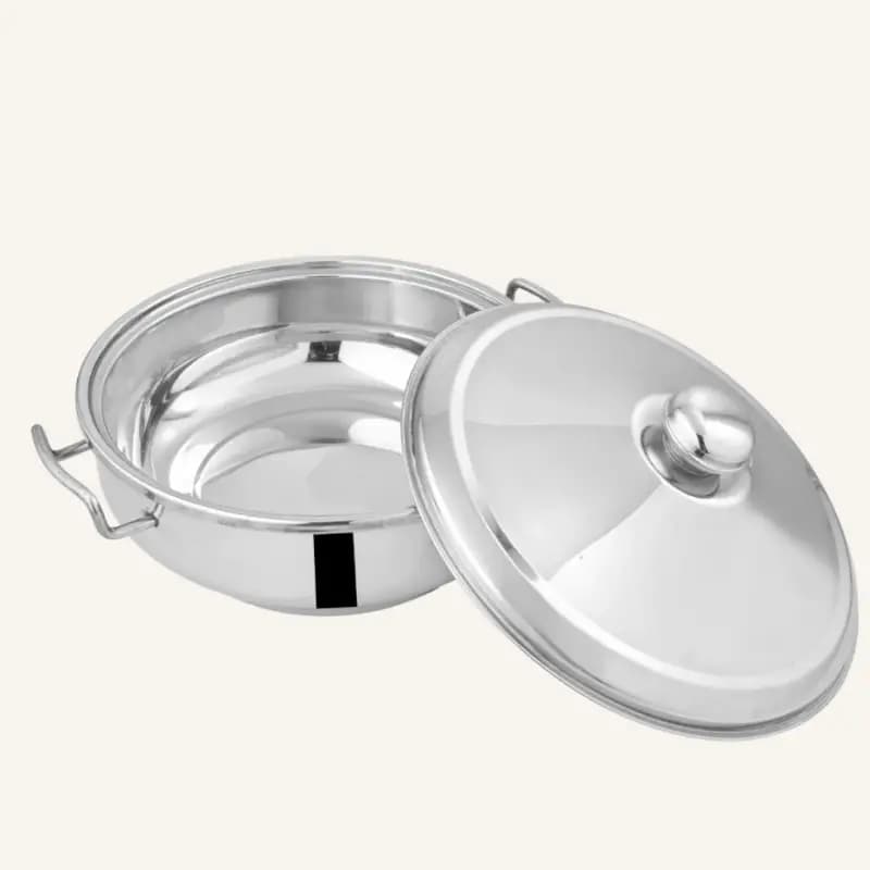 Alpha Stainless Steel Hot pot Royal Steel lid