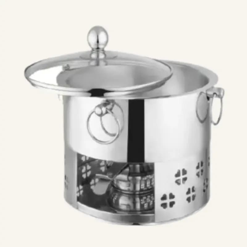 Soup Dish Donga Glass Lid & Steel Lid