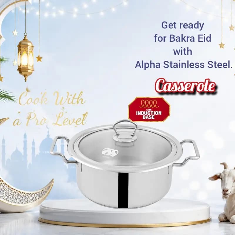Alpha Stainless Steel Induction Base